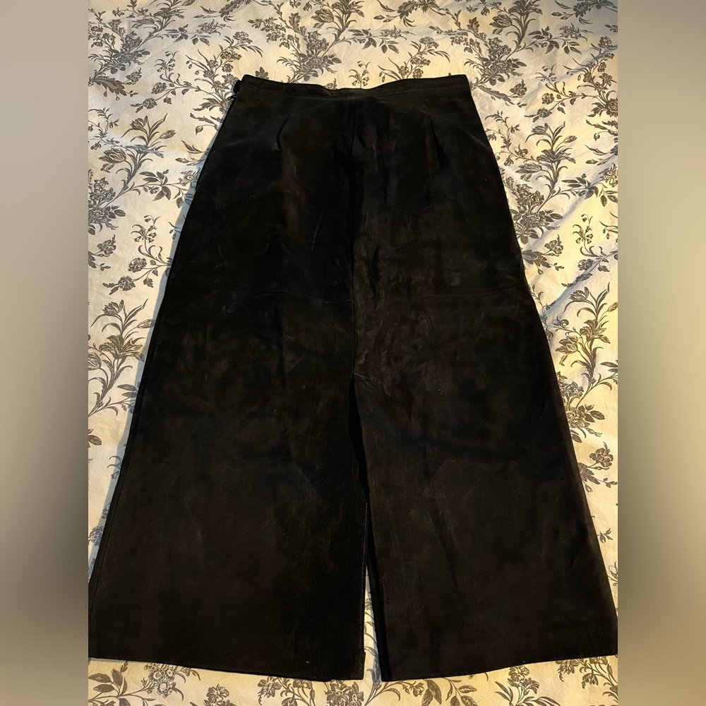 Danier Genuine Suede Midi Skirt
